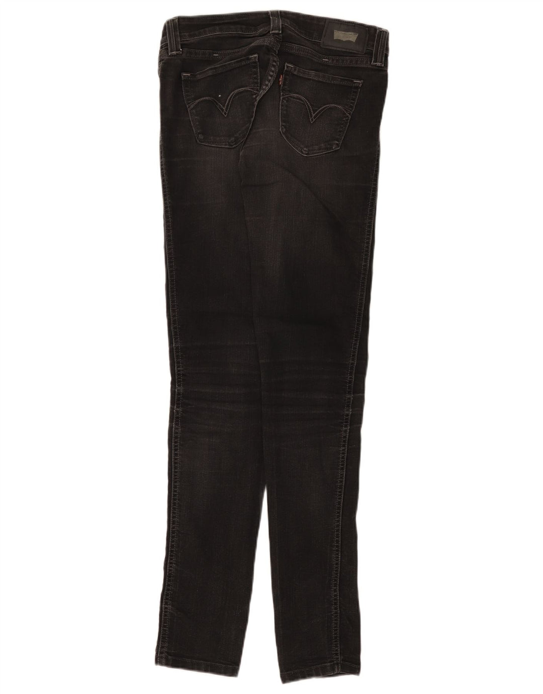 Женские джинсы скинни с низкой талией LEVI'S Demi Curve W26 L32 Серый хлопок