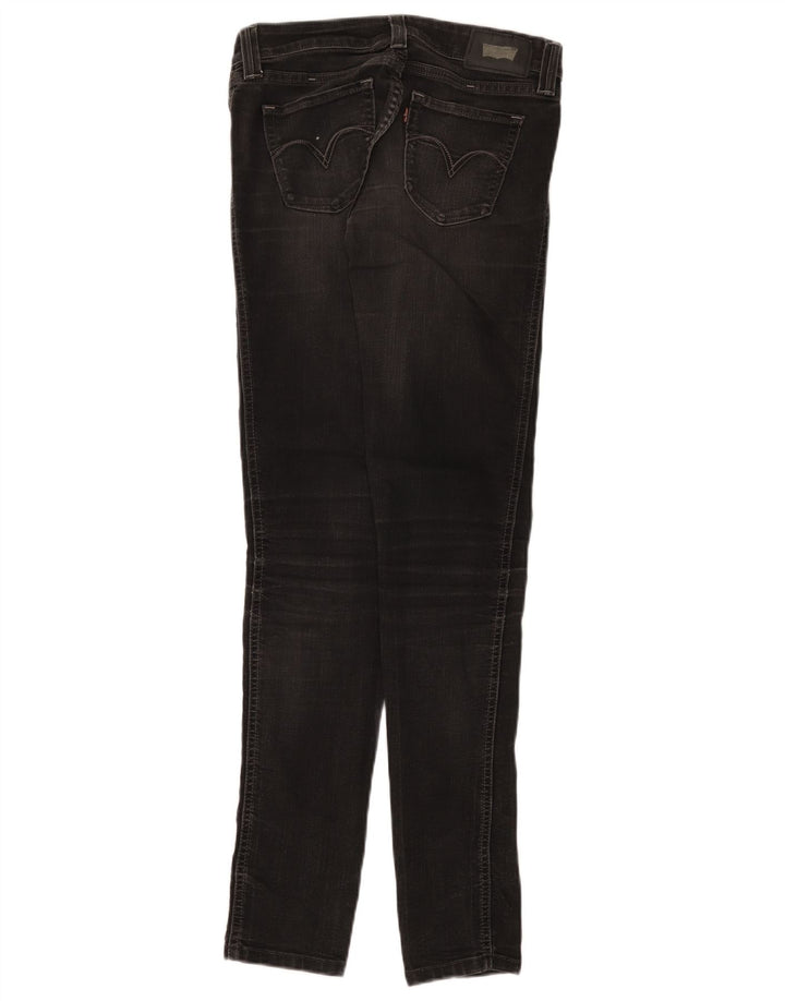 Женские джинсы скинни с низкой талией LEVI'S Demi Curve W26 L32 Серый хлопок