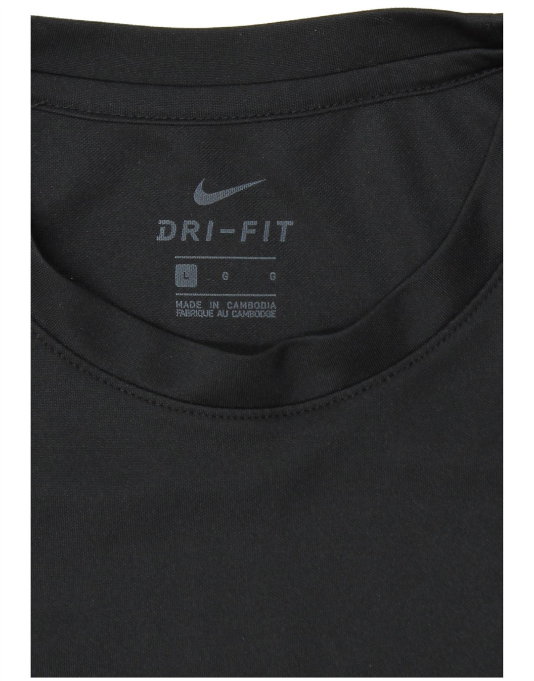 Мужская футболка Nike Dri Fit, большая черная
