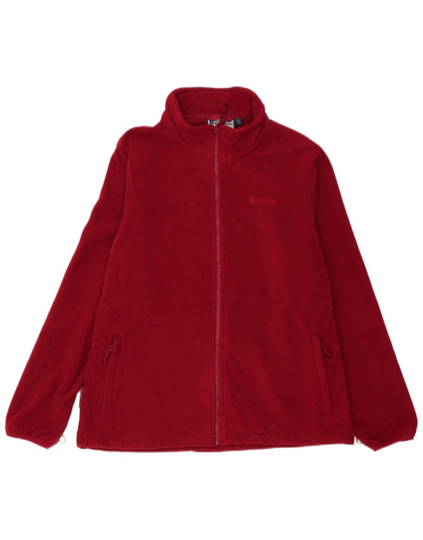 Женская флисовая куртка Mountain Warehouse UK 18 XL бордового цвета из полиэстера