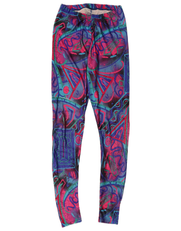 Женские леггинсы VINTAGE UK 6 XS, разноцветные с геометрическим узором