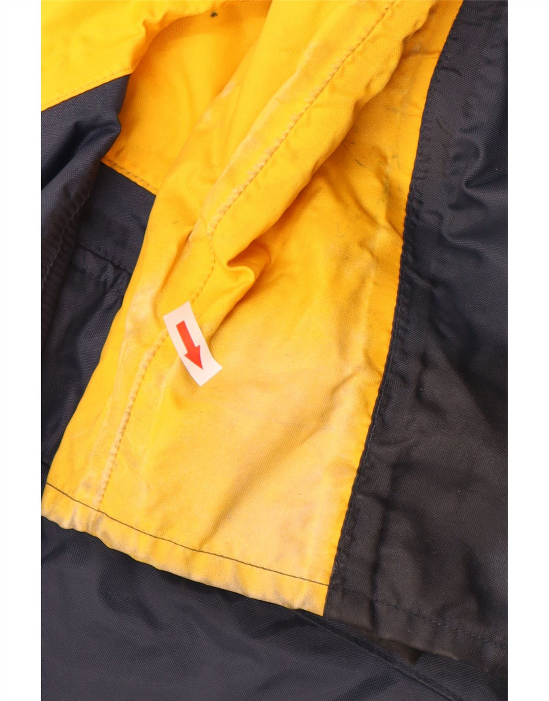 Мужская лыжная куртка Musto UK 40, большая желтая, нейлон с цветными блоками