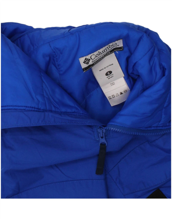 Комбинезон Columbia с рисунком для маленьких мальчиков, 3–6 месяцев, синий нейлон, зима