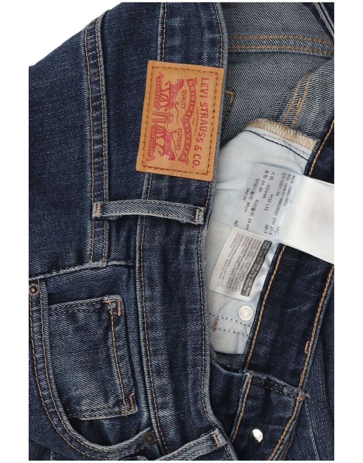 Женские джинсы скинни LEVI'S 721 с высокой посадкой W25 L29, синий хлопок