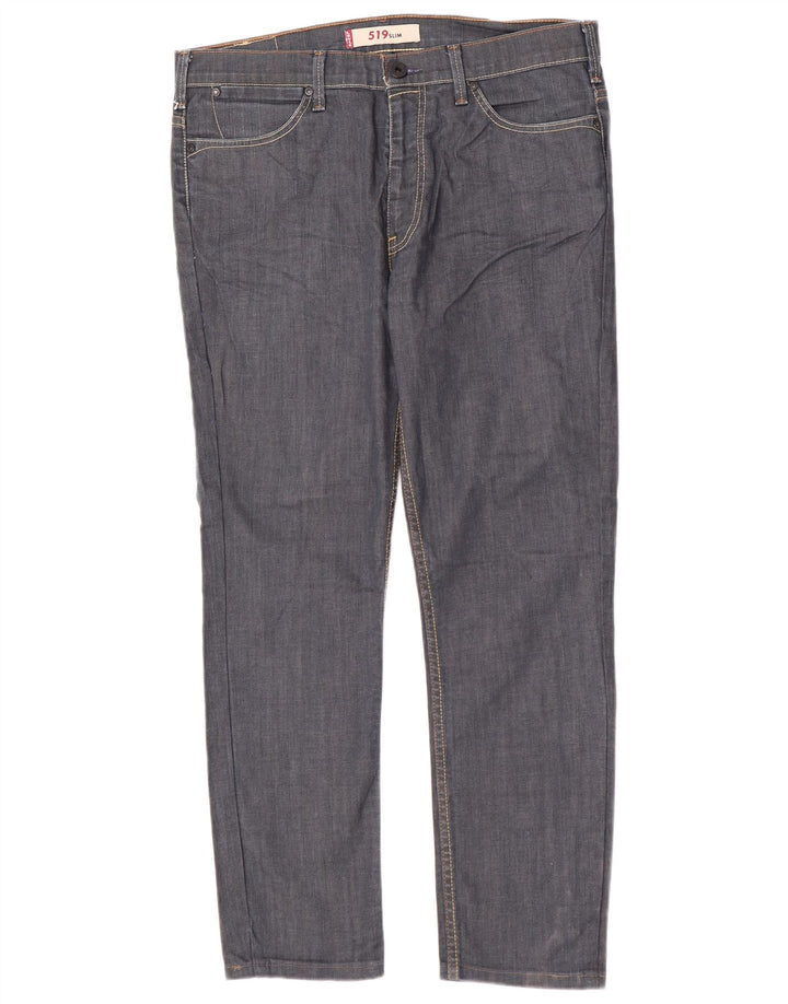 Мужские джинсы Levi's Slim 519 W36 L29 Темно-синие, хлопок