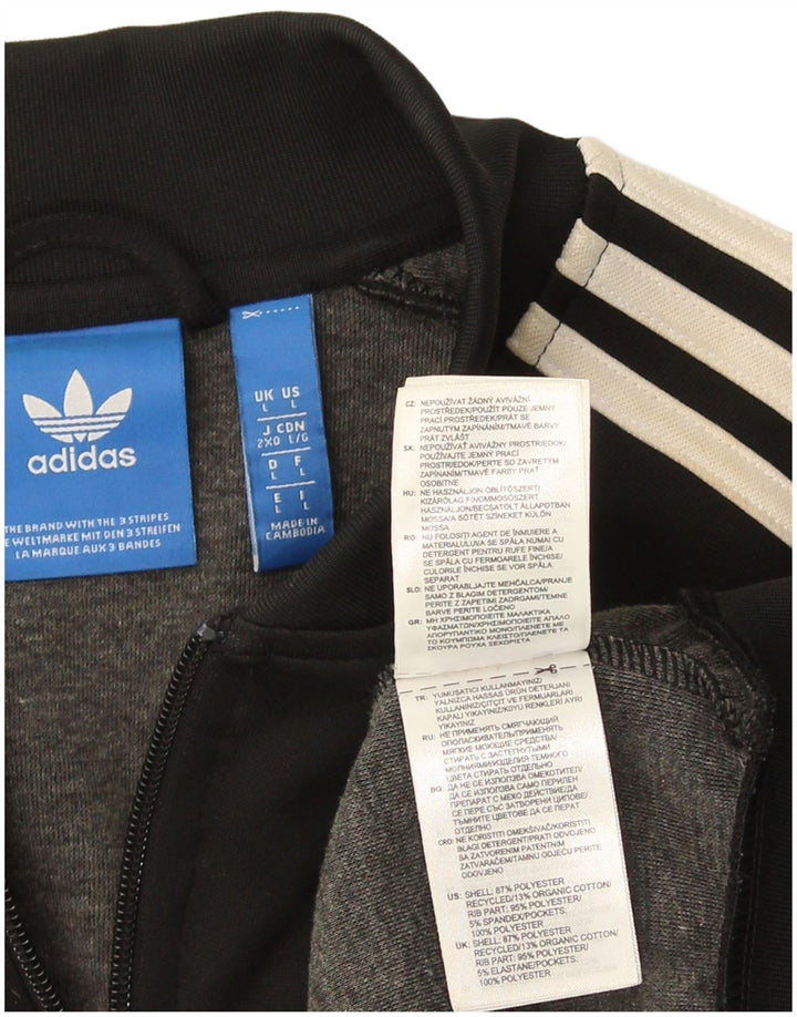 Мужская спортивная куртка Adidas, большая черная полиэстер