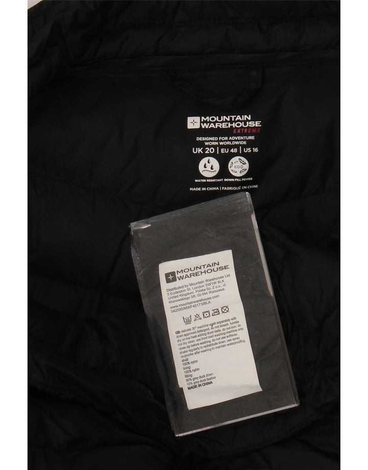 Женская стеганая куртка Mountain Warehouse UK 20 2XL, черный нейлон