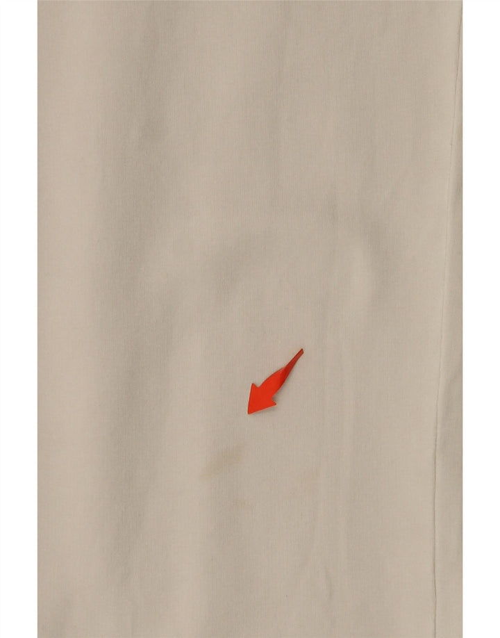 TRUSSARDI Женские спортивные брюки UK 14, средний цвет, белый хлопок, хлопок