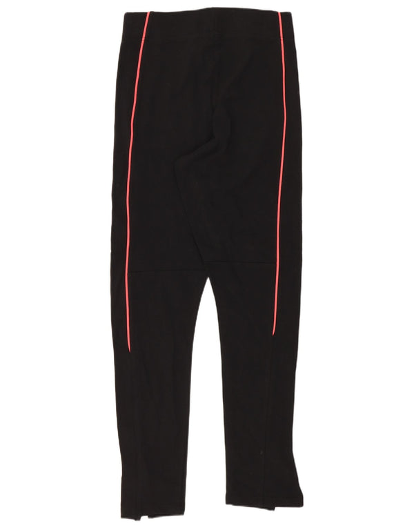 Женские леггинсы Adidas UK 8/10, маленькие, черные, хлопковые, спортивные