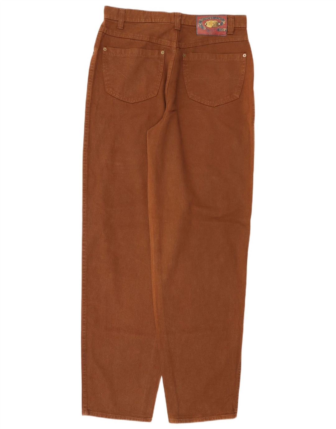 Мужские джинсы с высокой талией BERRI W34 L34, коричневые, хлопок