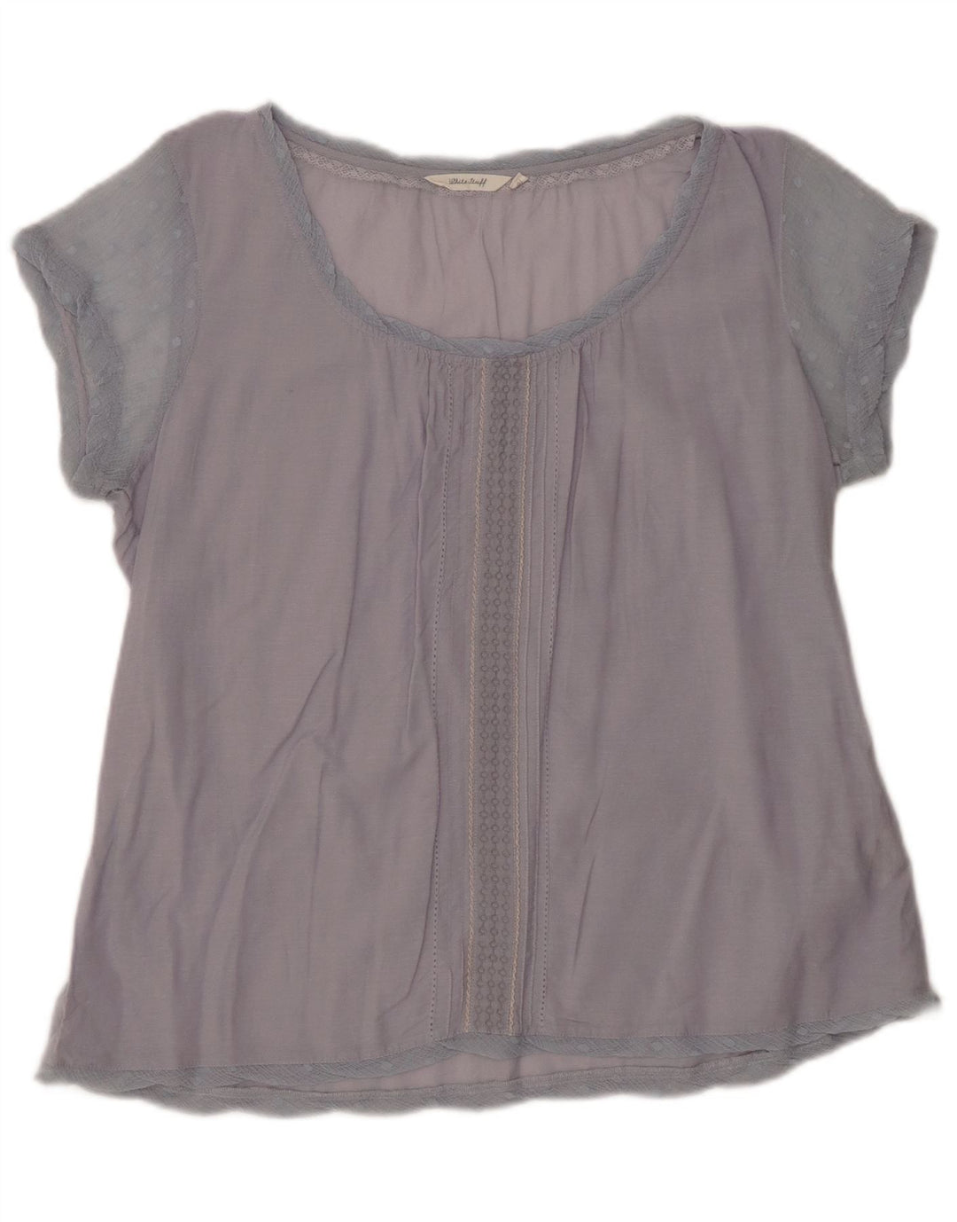 Женская блузка WHITE STUFF Top UK 16, большой синий хлопок