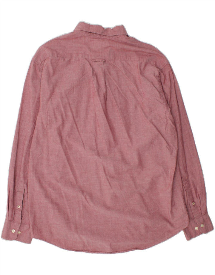 IZOD Mens Shirt Medium Pink Cotton Vintage Izod and Second-Hand Izod from Messina Hembry 