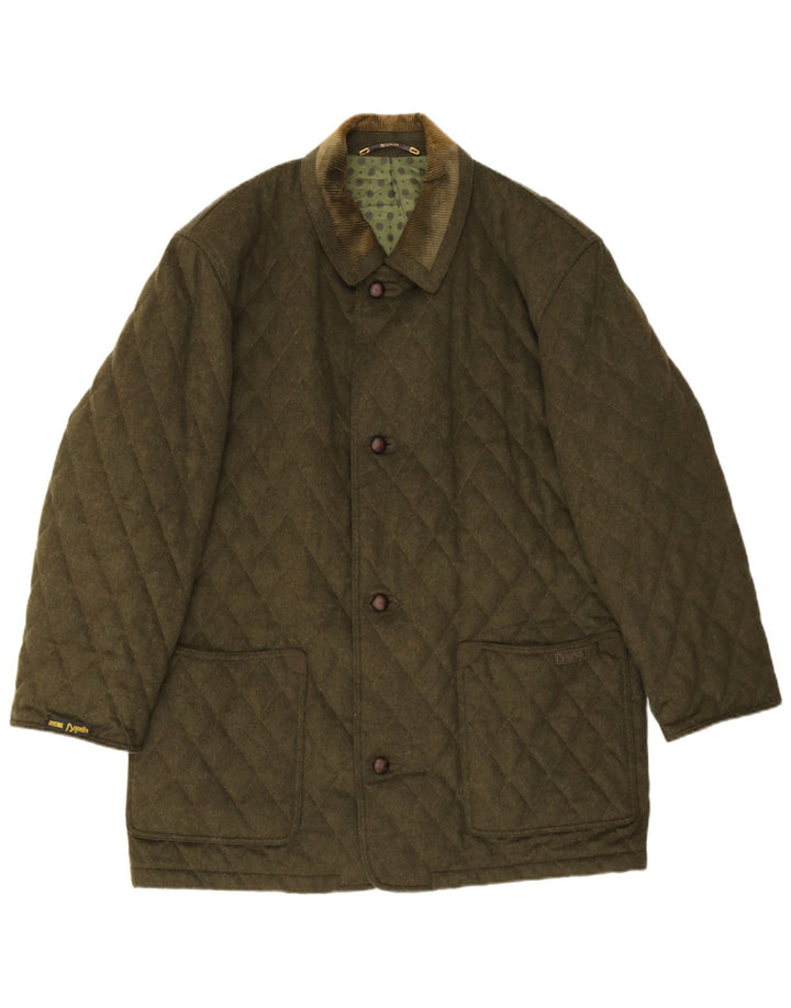 Мужская стеганая куртка Dolomiten IT 54 2XL Хаки Шерсть