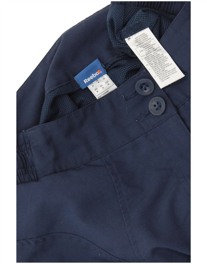 REEBOK Мужские прямые повседневные брюки среднего размера W32 L28 Темно-синий полиэстер