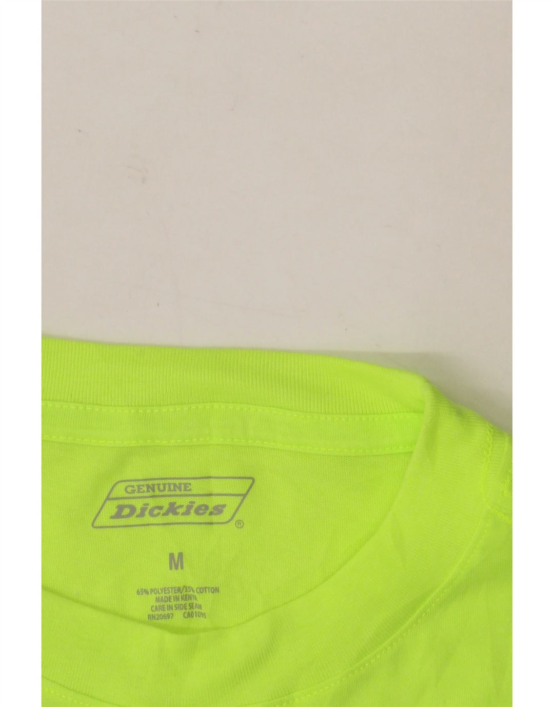 Мужская футболка Dickies Top среднего зеленого цвета из полиэстера
