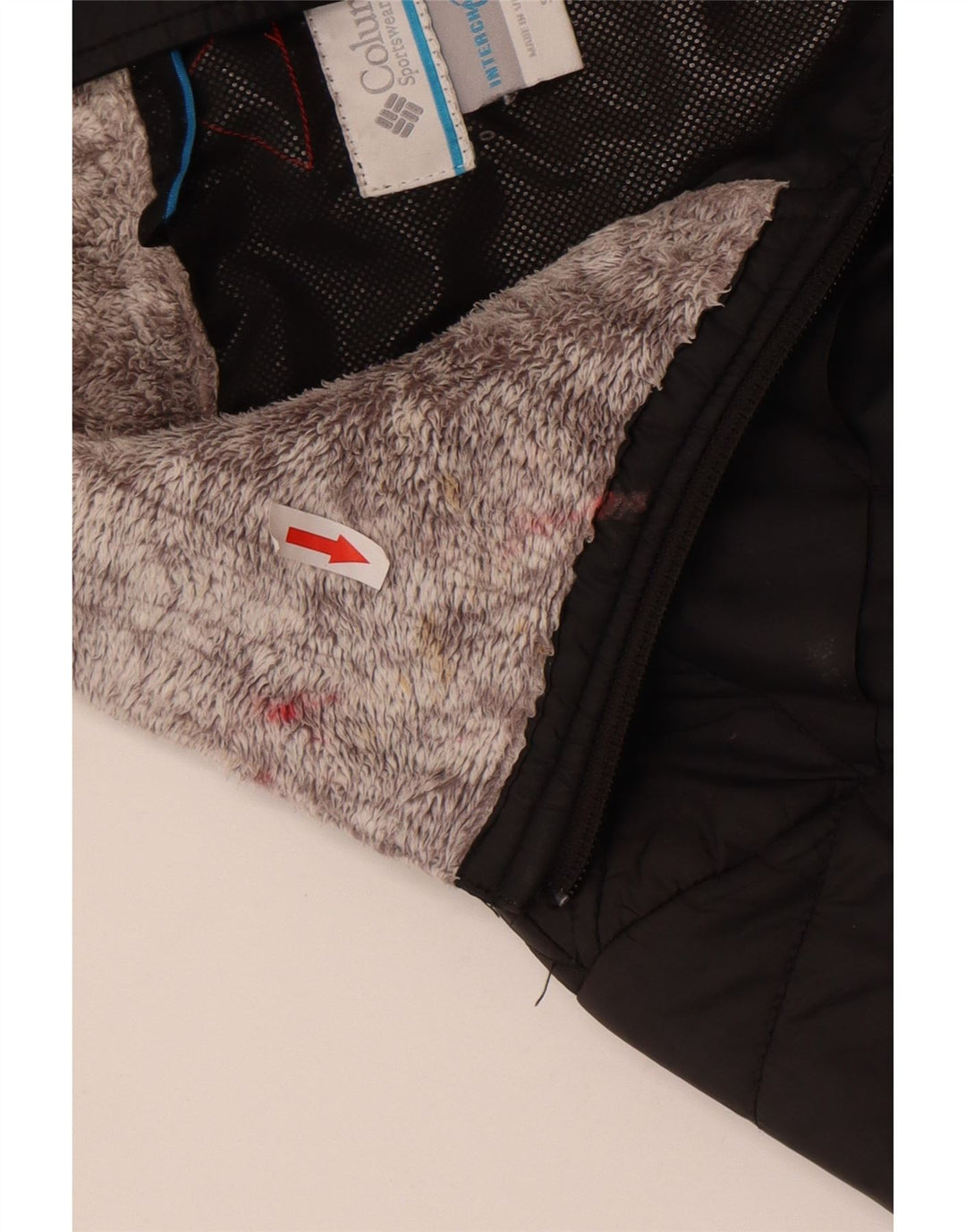 Женская ветровка с подкладкой Columbia Interchange, Великобритания 10, маленькая черная