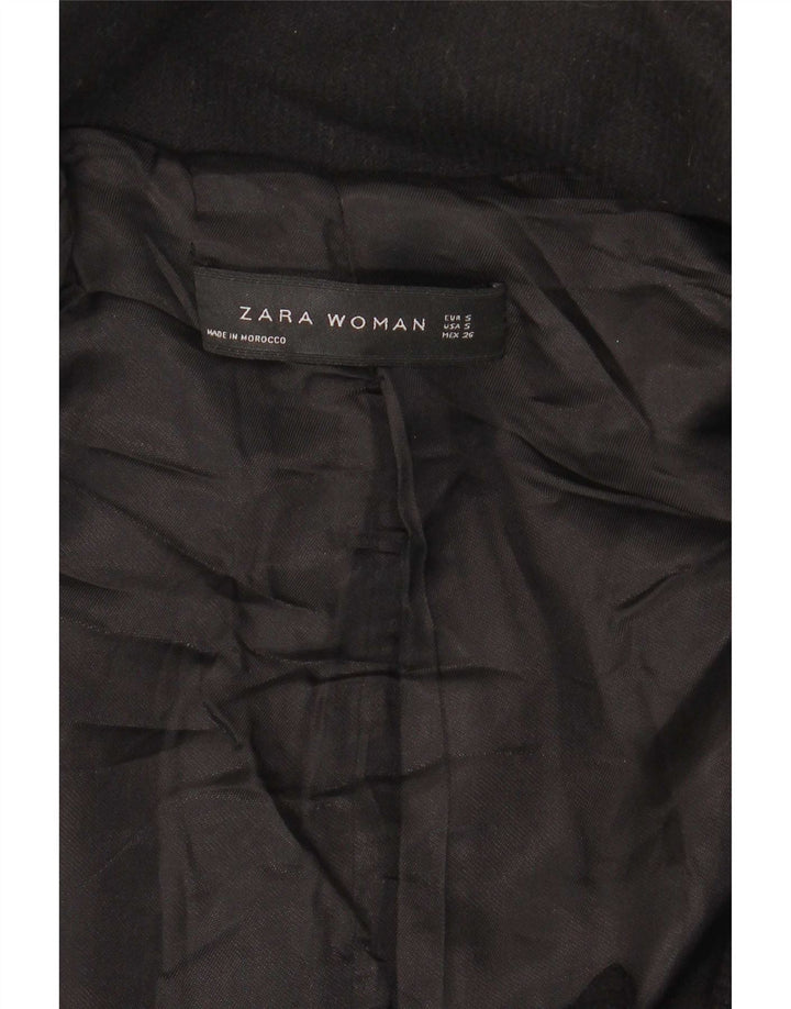 Женское пальто Zara UK 10, маленькое черное