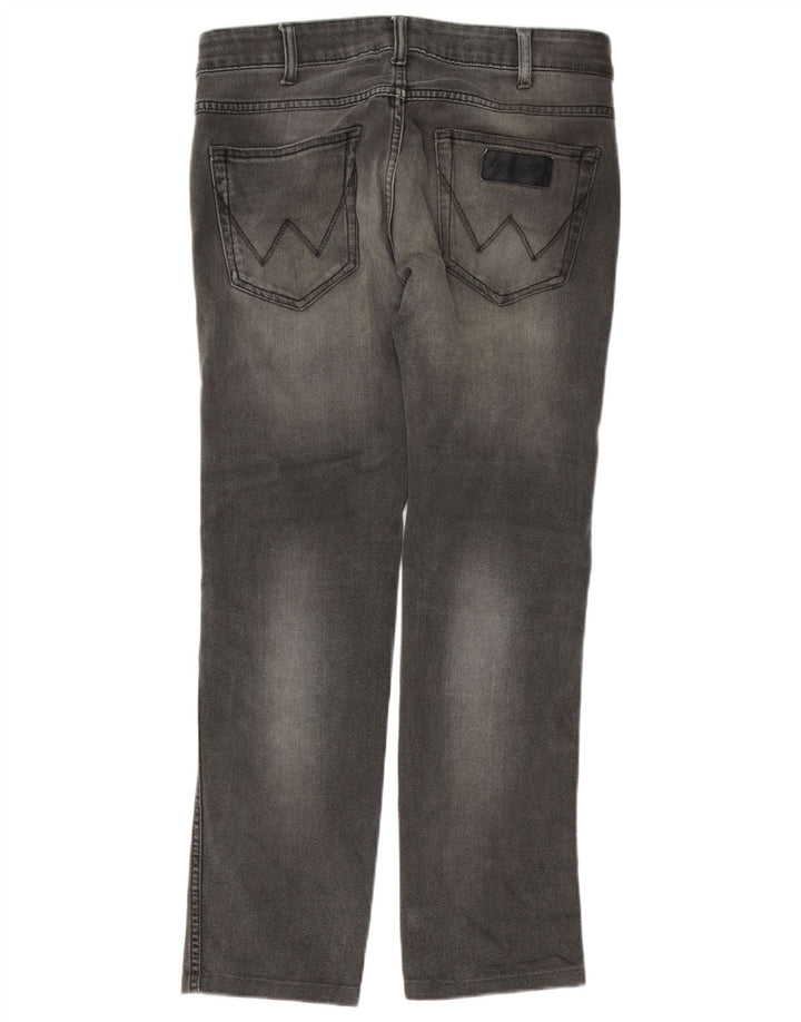Мужские прямые джинсы WRANGLER Skanders W32 L29, серый хлопок