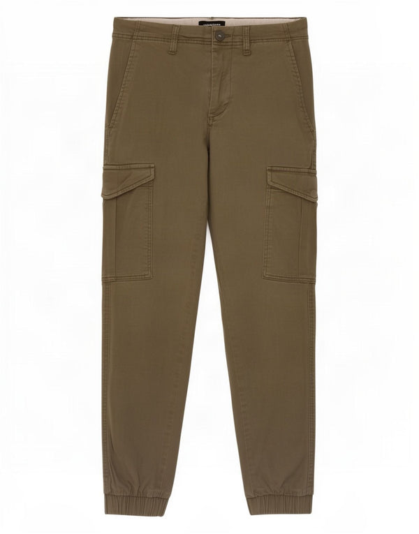 Мужские брюки-карго Jack & Jones Marco Slim Joggers W30 L30, хлопок цвета хаки