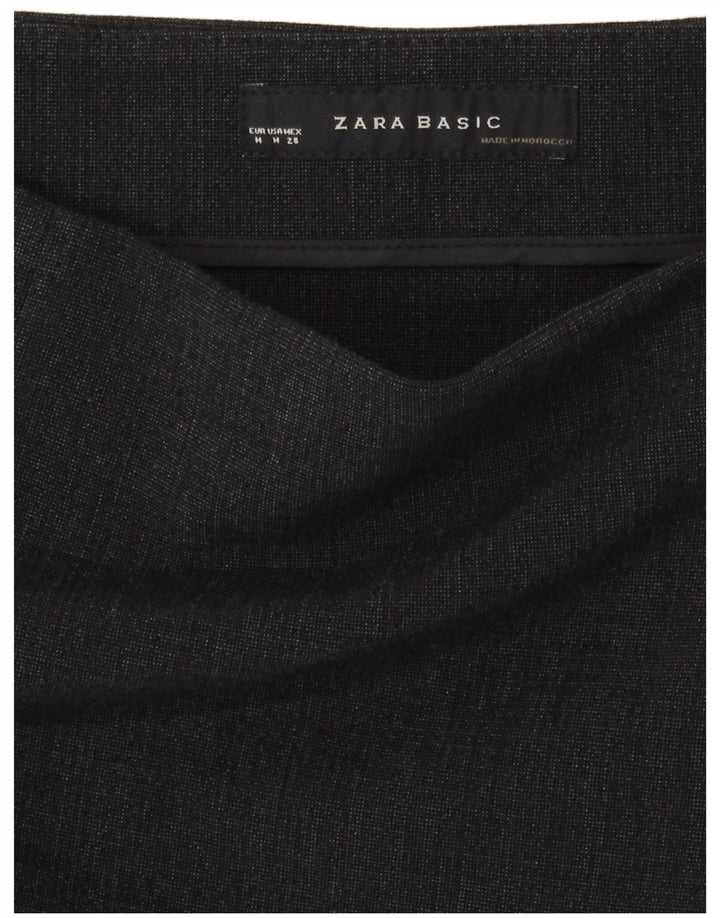 Женская юбка-карандаш Zara Medium W28, серый полиэстер