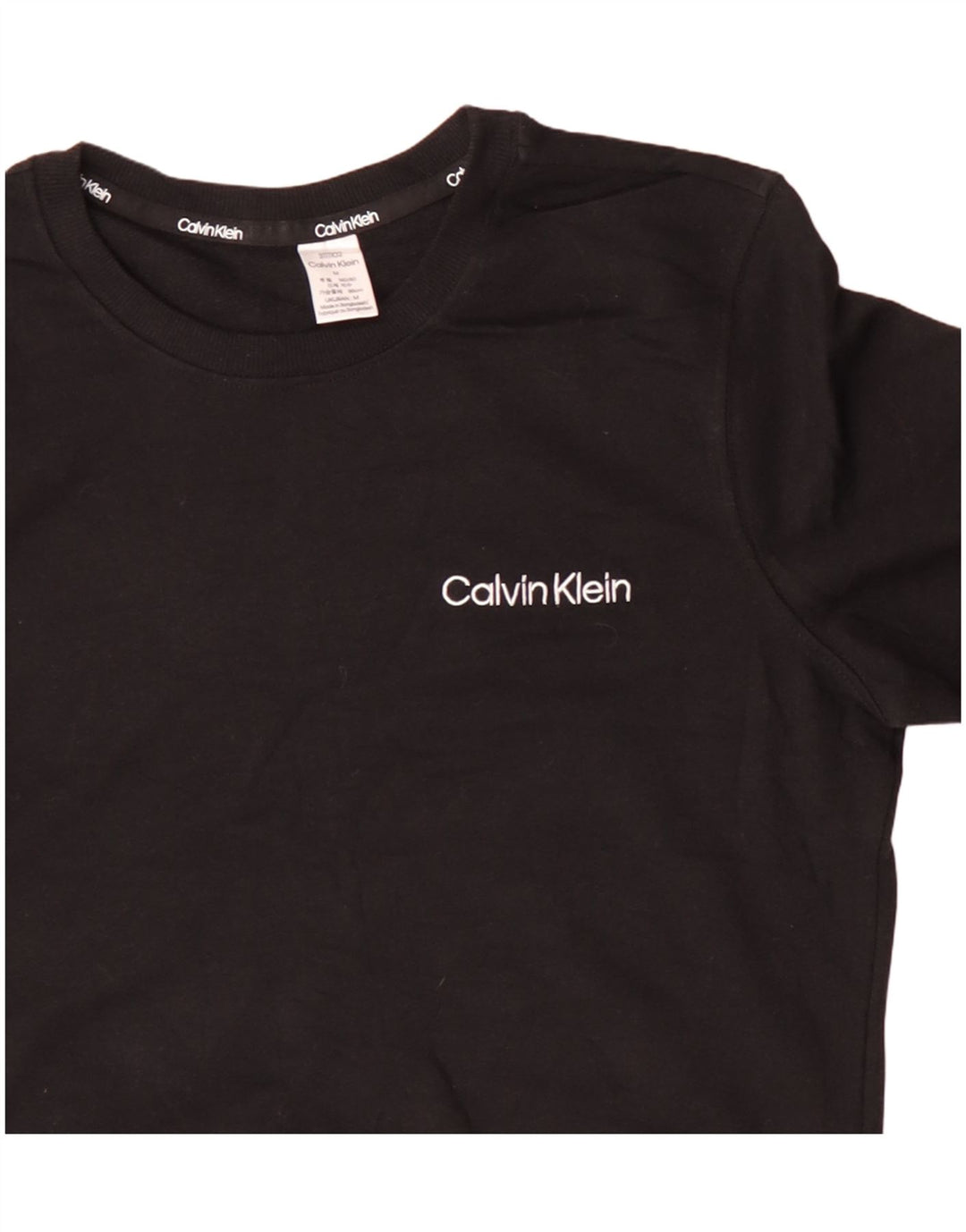 Женский свитер CALVIN KLEIN, джемпер UK 14, средний черный, хлопок