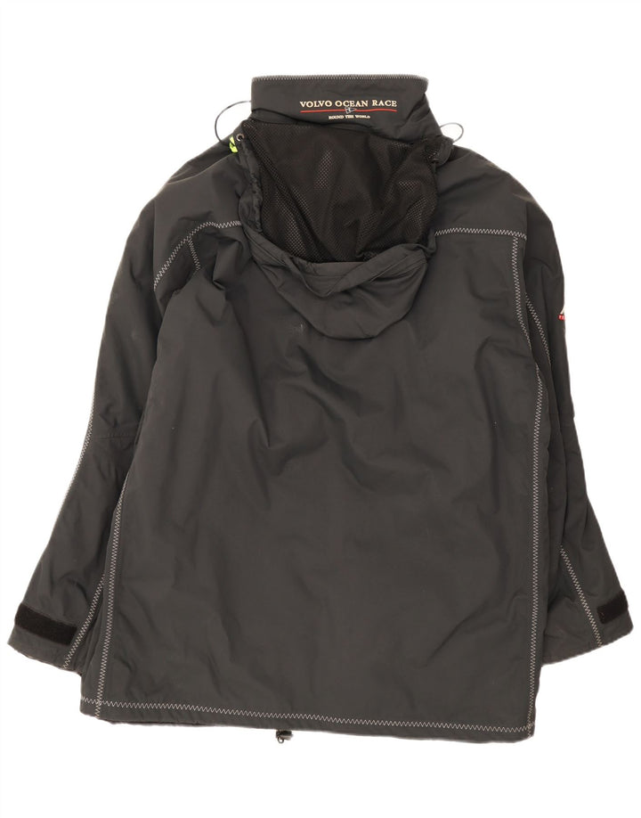 Мужская ветровка Musto с капюшоном UK 40, большая черная нейлоновая куртка