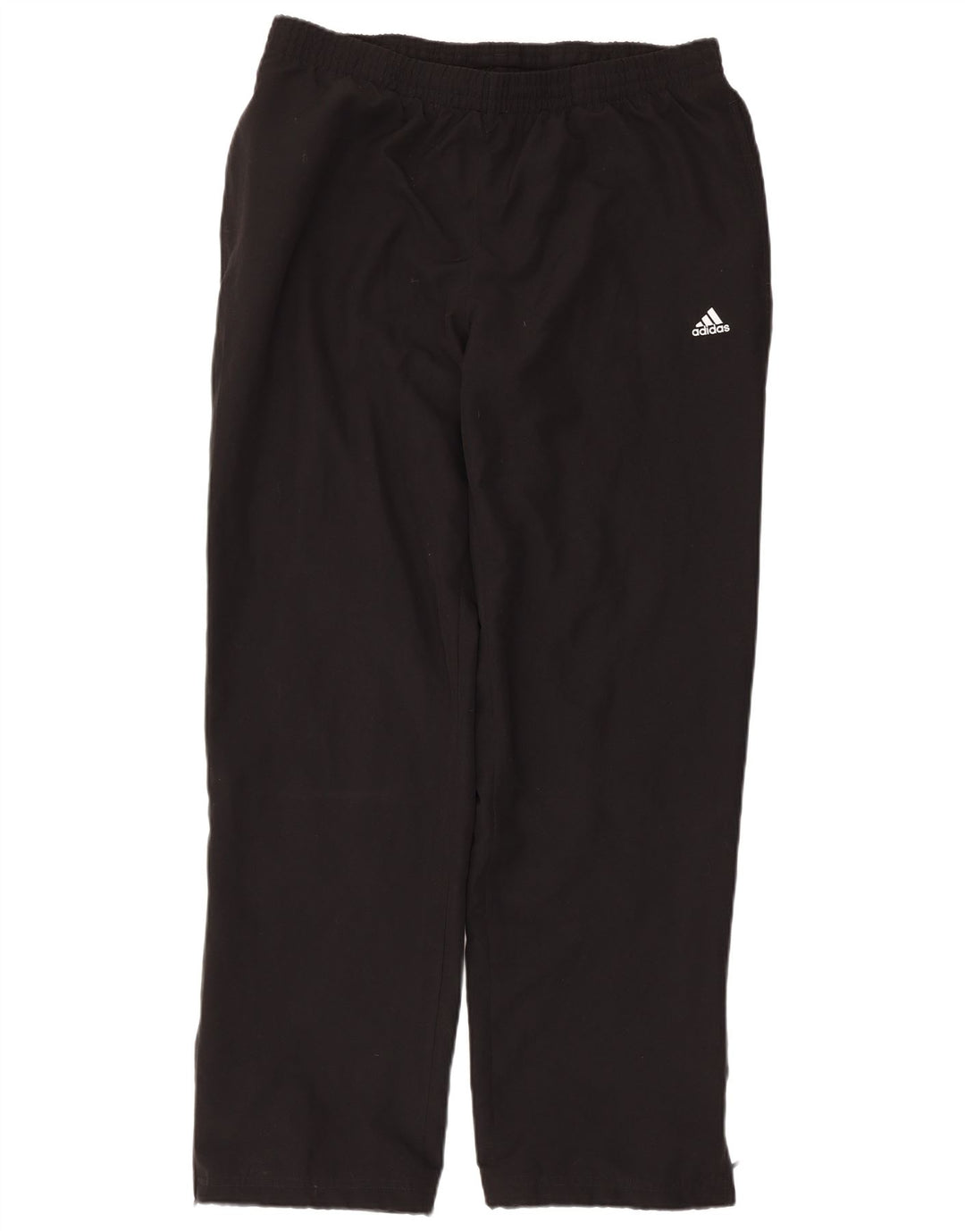 Мужские спортивные брюки Adidas Climalite, большие черные полиэстеровые брюки
