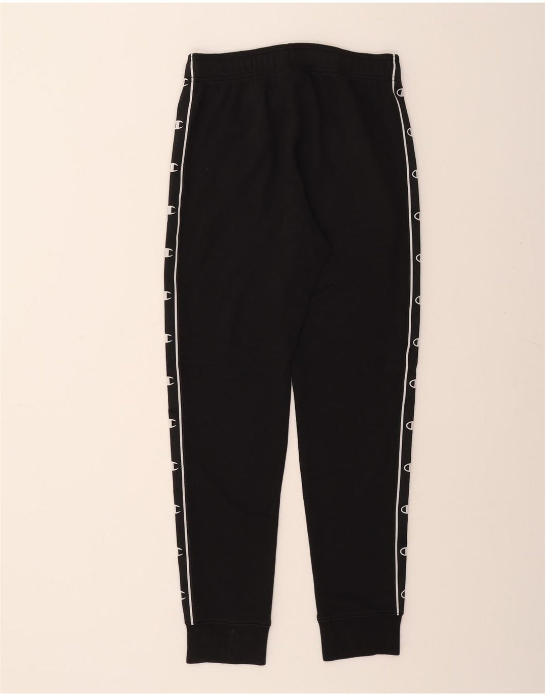 CHAMPION Mens Graphic Tracksuit Trousers Joggers Medium  Black Cotton Vintage Champion and Second-Hand Champion from Messina Hembry 