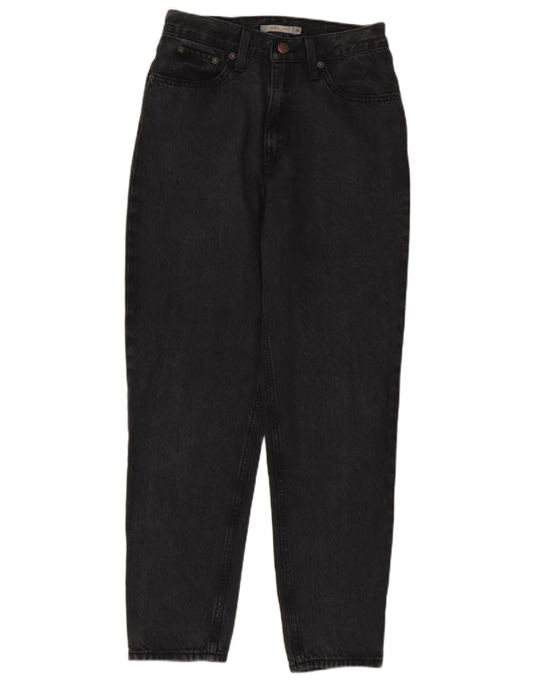 Женские зауженные джинсы Levi's Mom W26 L28 Серые хлопковые 80-е