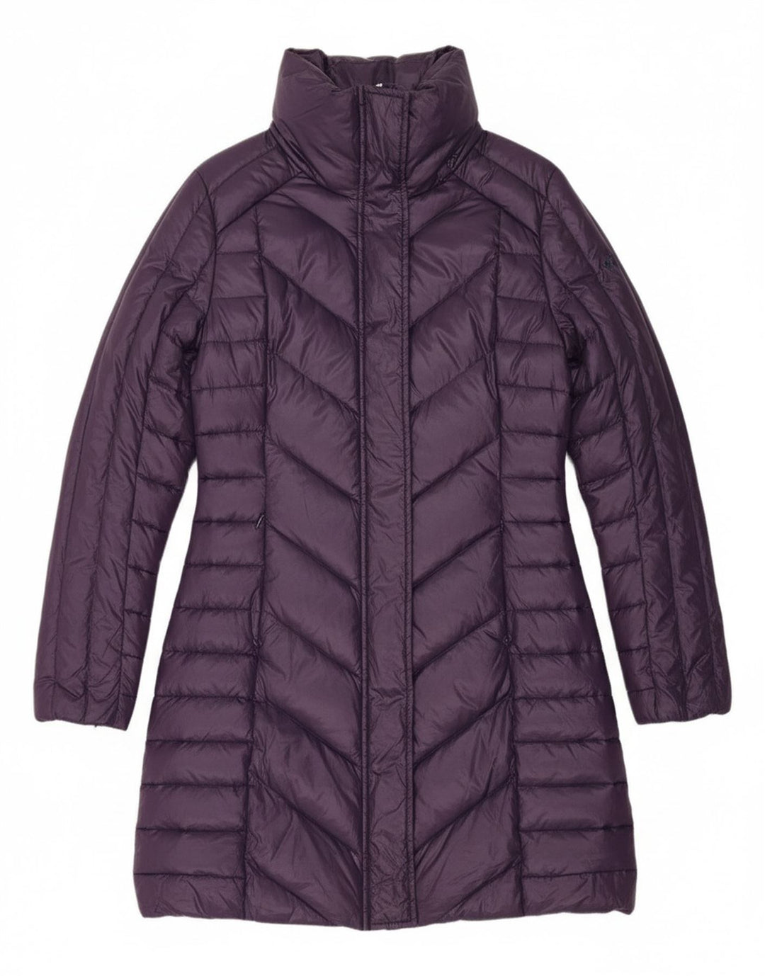 DIADORA Womens Padded Coat UK 10 Small Purple Polyamide