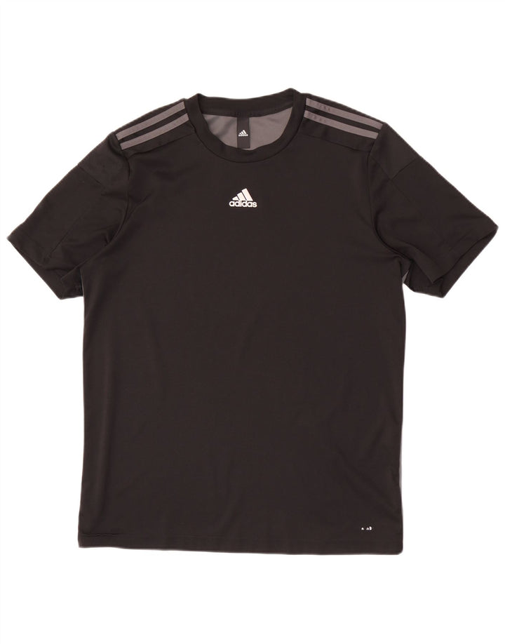 Мужская футболка Adidas Top Medium Black с цветными блоками