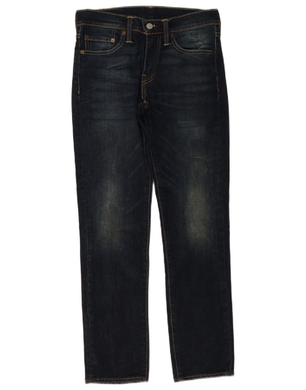 Мужские джинсы Levi's 511 Slim W28 L30 Темно-синие, хлопок
