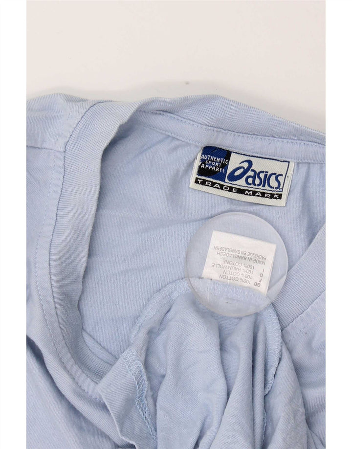 Мужская футболка Asics Top XL из хлопка в синюю полоску