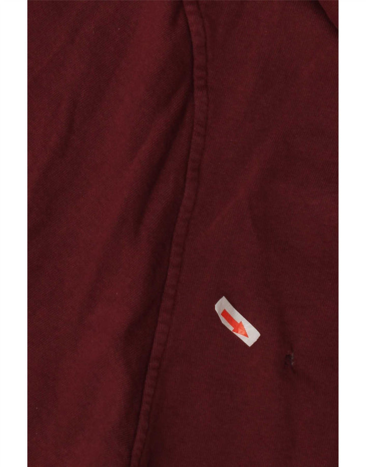 Женский джемпер с капюшоном Pull & Bear Oversized UK 14, средний бордовый
