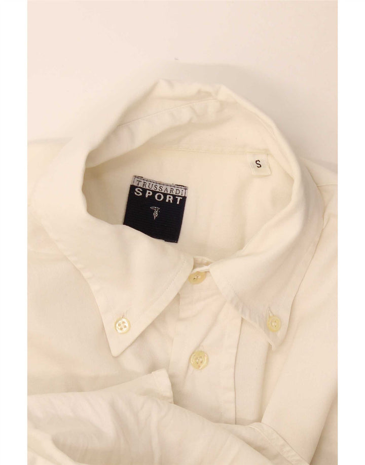 Мужская рубашка Trussardi маленькая белая