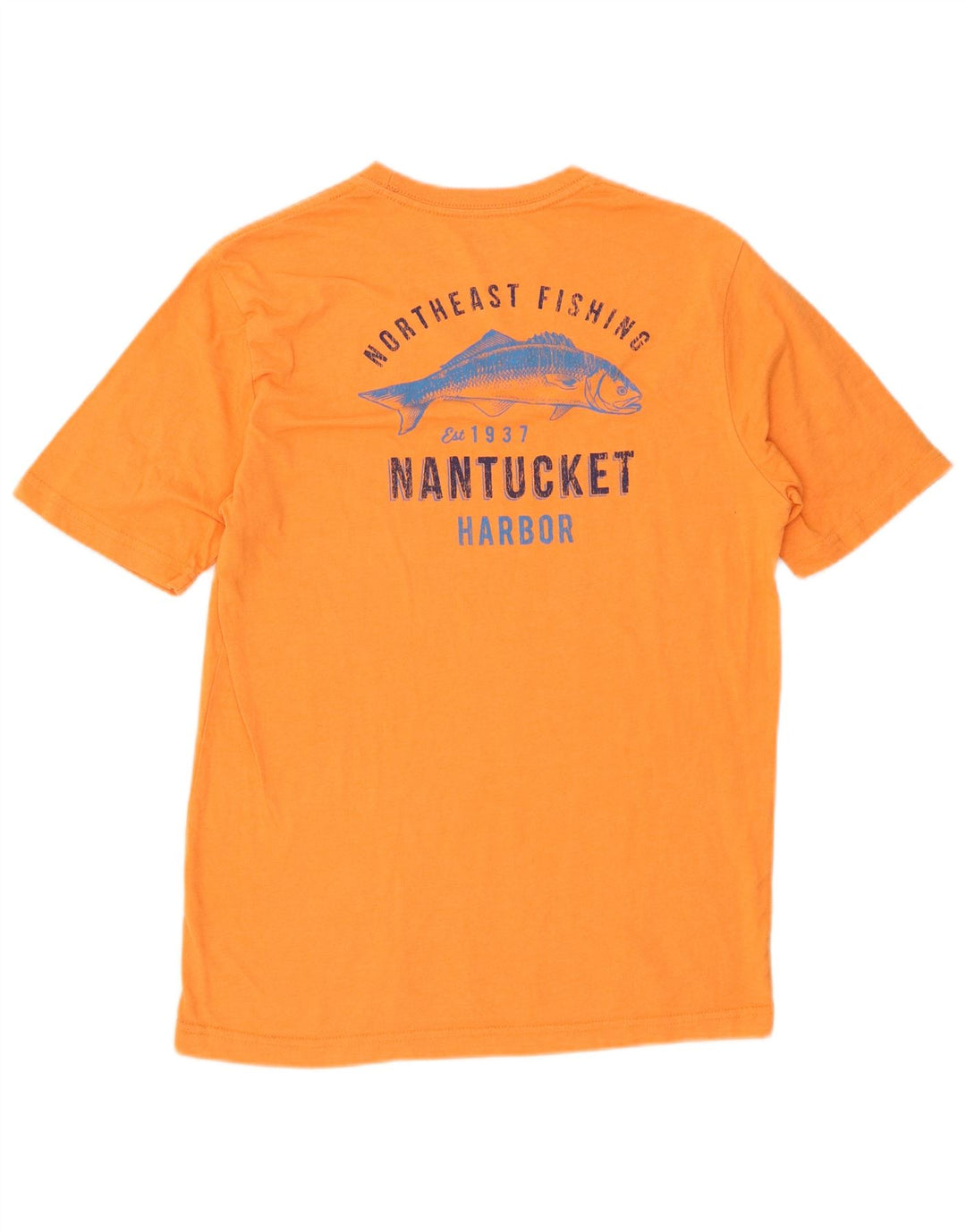 IZOD Мужская футболка с рисунком соленой воды, маленький оранжевый