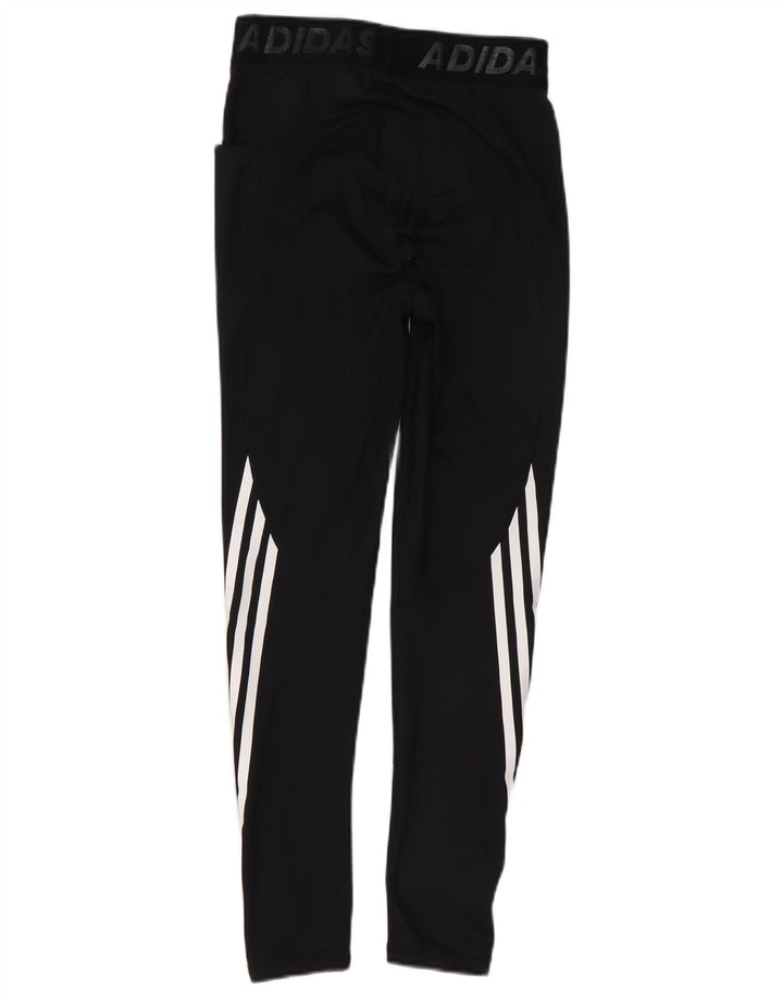 Женские леггинсы с рисунком Adidas UK 8, маленькие черные
