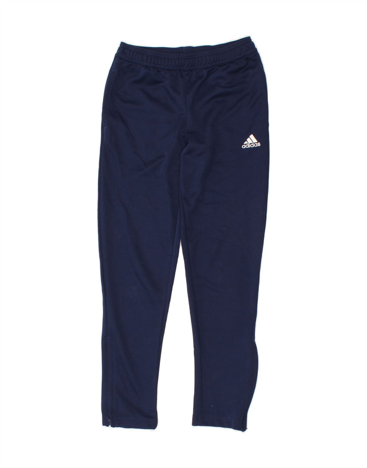 ADIDAS Boys Tracksuit Trousers 11-12 Years  Navy Blue Polyamide Vintage Adidas and Second-Hand Adidas from Messina Hembry 
