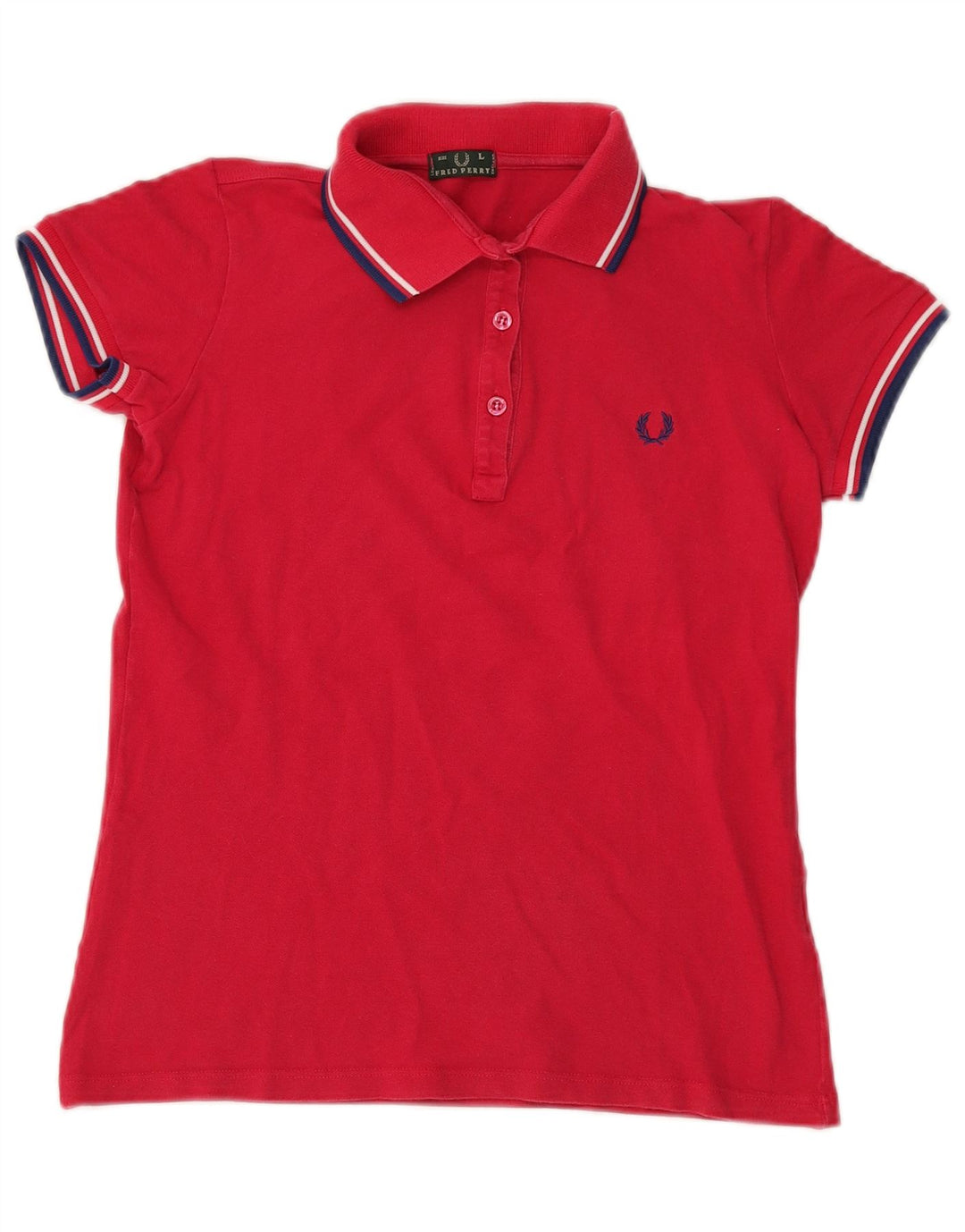 Женская рубашка поло Fred Perry UK 14, большая красная