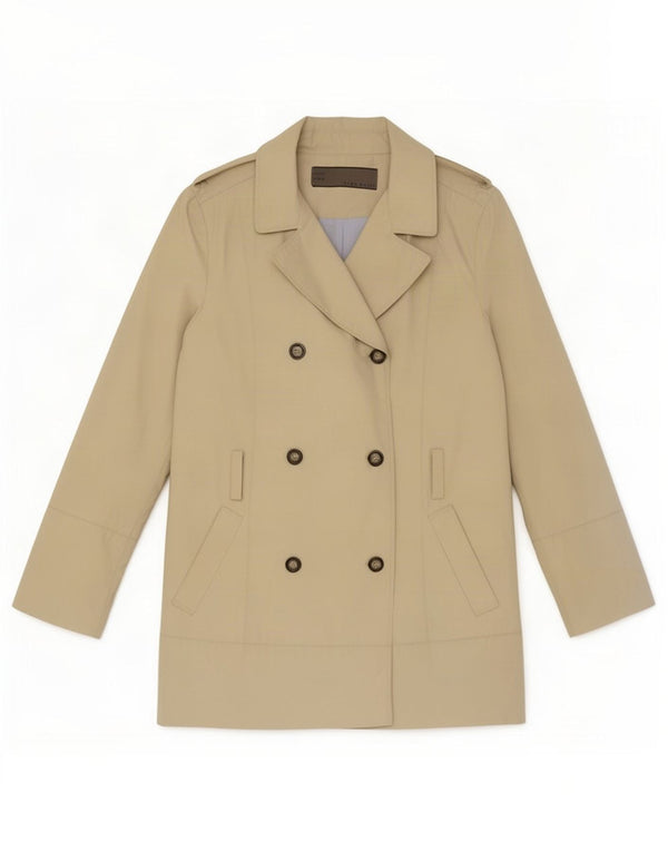 Женский тренч Zara UK 18 XL Бежевый ацетат