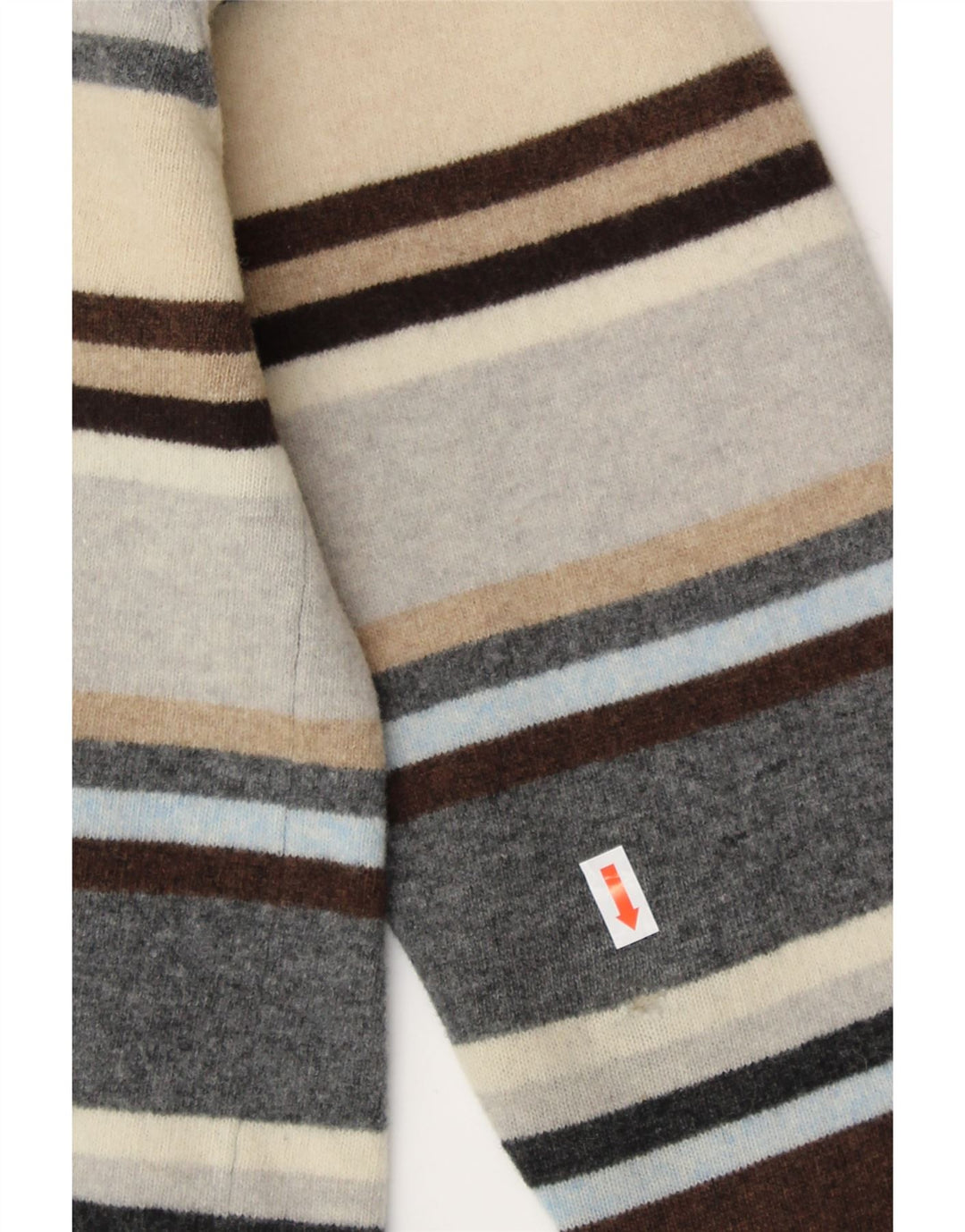 Женский свитер KAPPA с круглым вырезом, Великобритания, 16, большие разноцветные полоски