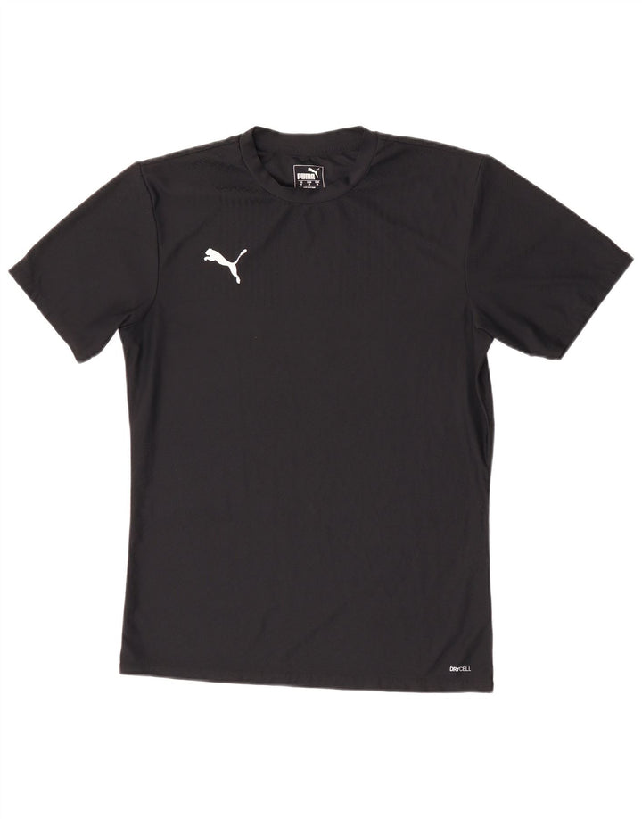 Мужская футболка Puma из полиэстера среднего размера, черная