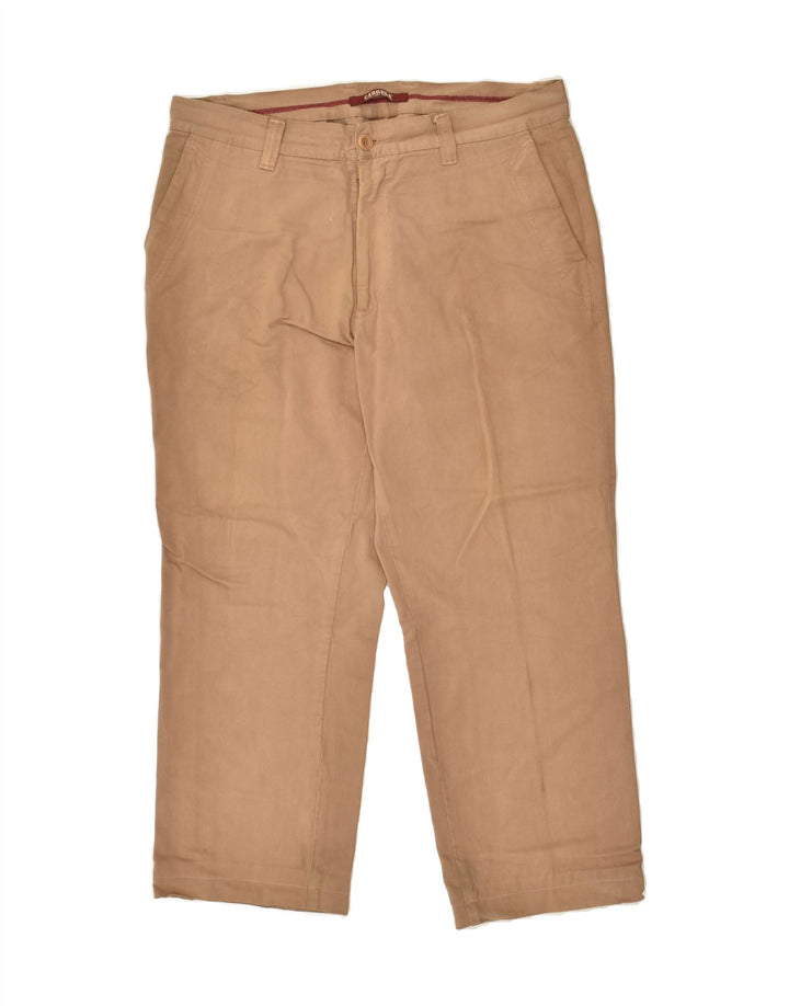 CARRERA Mens Straight Casual Trousers W36 L26 Brown | Vintage Carrera | Thrift | Second-Hand Carrera | Used Clothing | Messina Hembry 