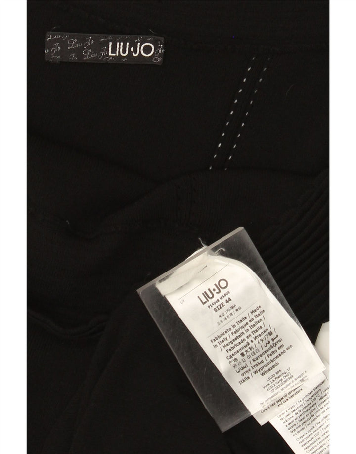 Женское платье с открытыми плечами Liu Jo IT 44, средний черный, вискоза