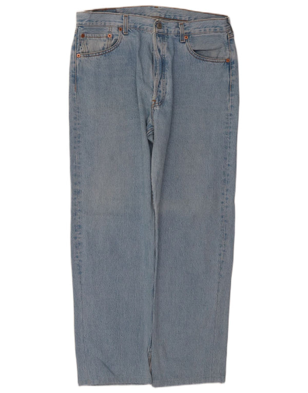 Мужские прямые джинсы LEVI'S 501 W36 L29 синие
