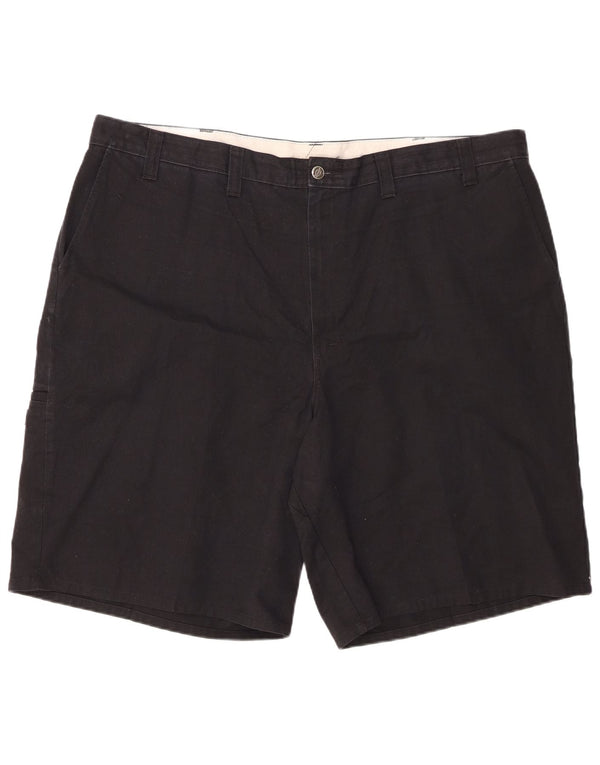 DICKIES Mens Cargo Shorts W46 3XL Black Polyester