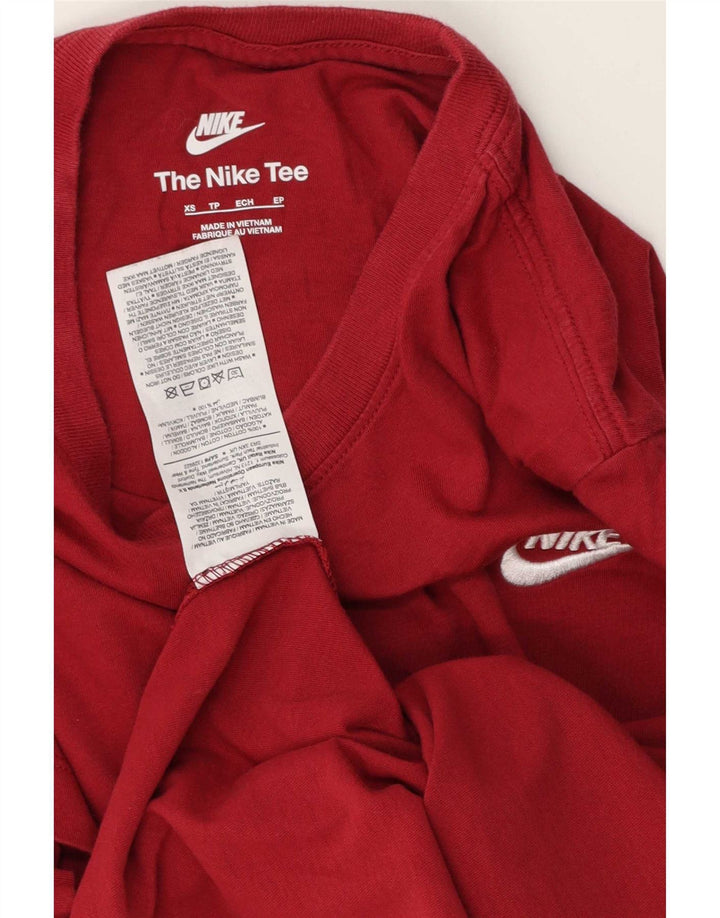 Мужская футболка Nike Top XS, красный хлопок