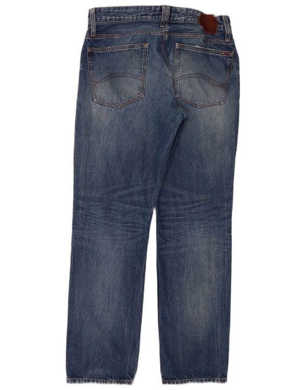 Мужские прямые джинсы Tommy Hilfiger W32 L30 синие, хлопок