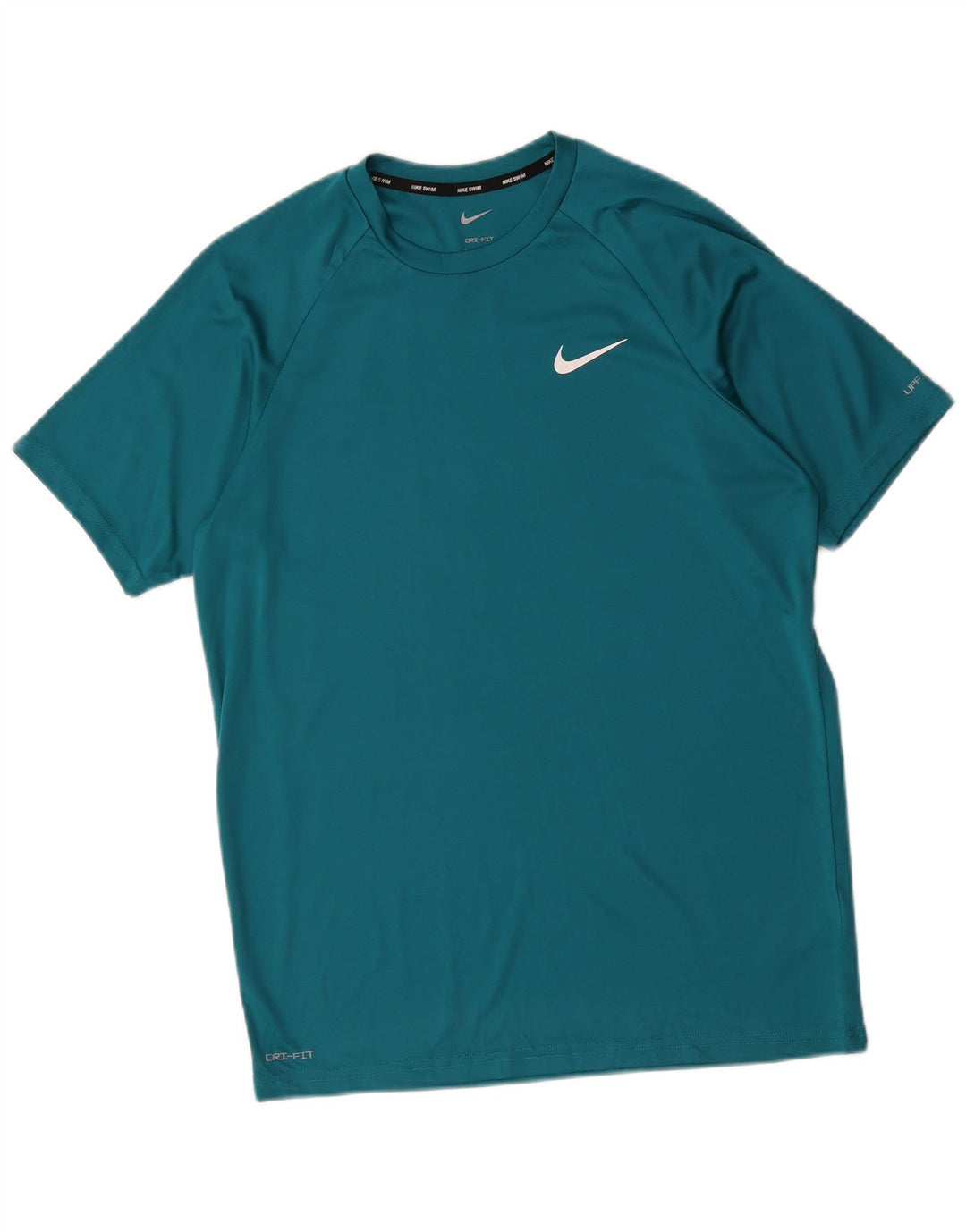 Мужская футболка Nike Dri Fit, средний синий полиэстер