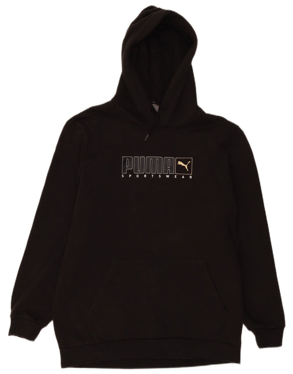 Мужской джемпер с капюшоном PUMA, большой черный, хлопковый